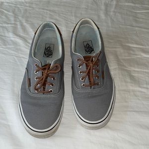 Vans shoes gray and brown